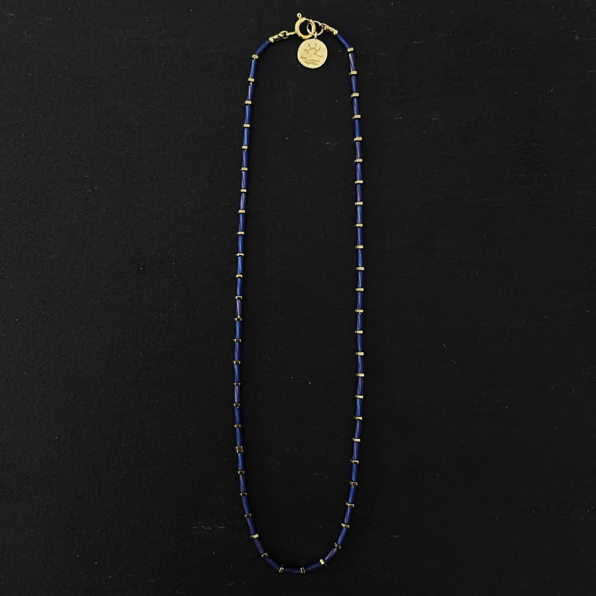 שרשרת זהב וכחול- פאלמה