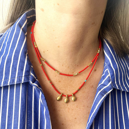 שרשרת זהב ואדום- ברזיל