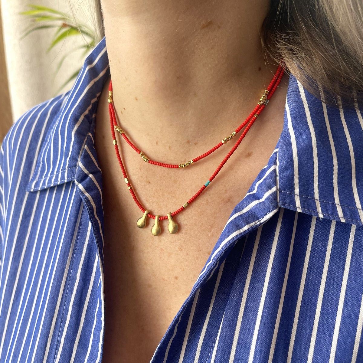 שרשרת זהב ואדום- הונדורס