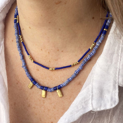 שרשרת זהב וכחול- ברזיל