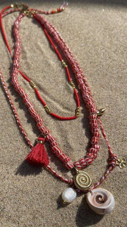 שרשרת זהב ואדום- ברזיל