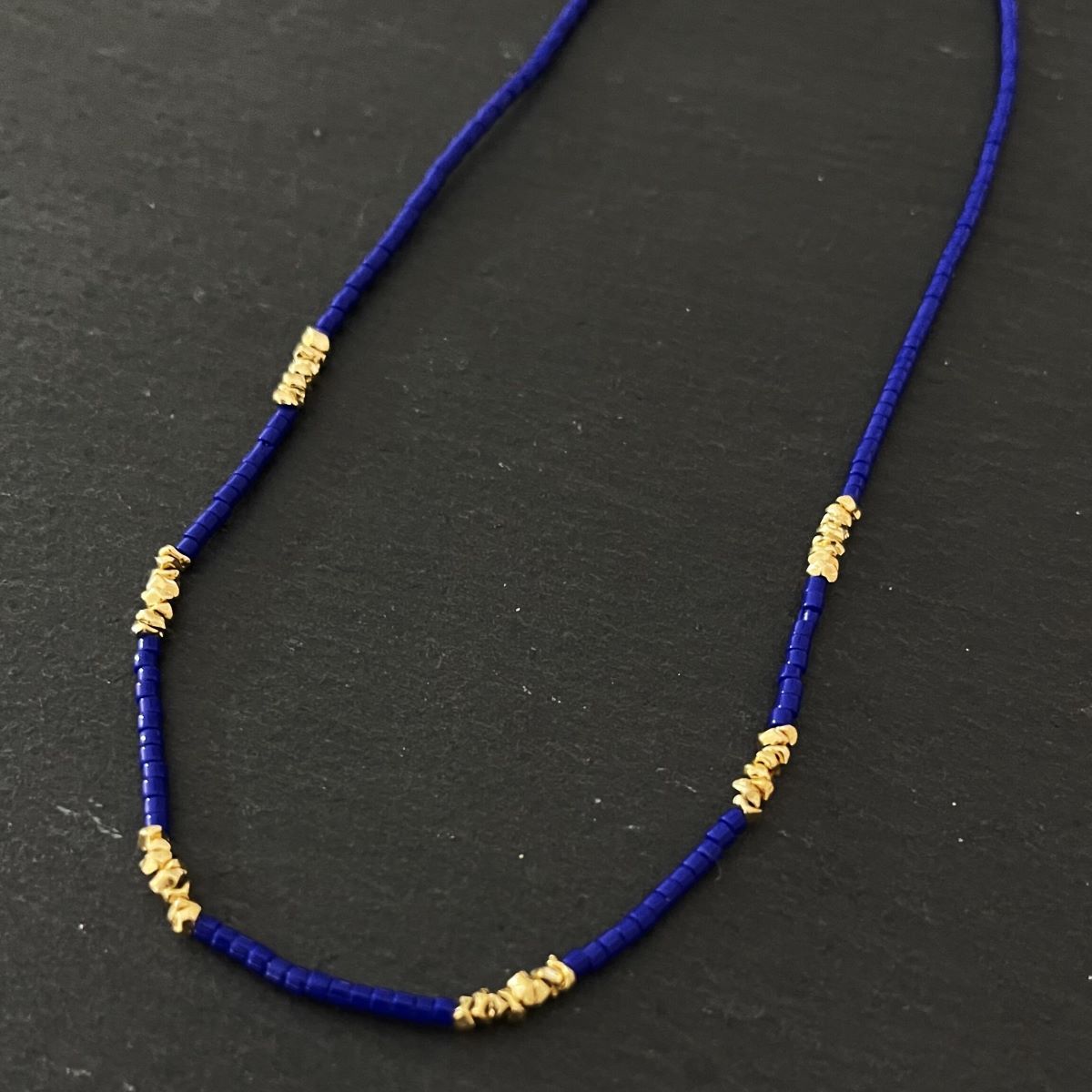 שרשרת זהב וכחול- ברזיל