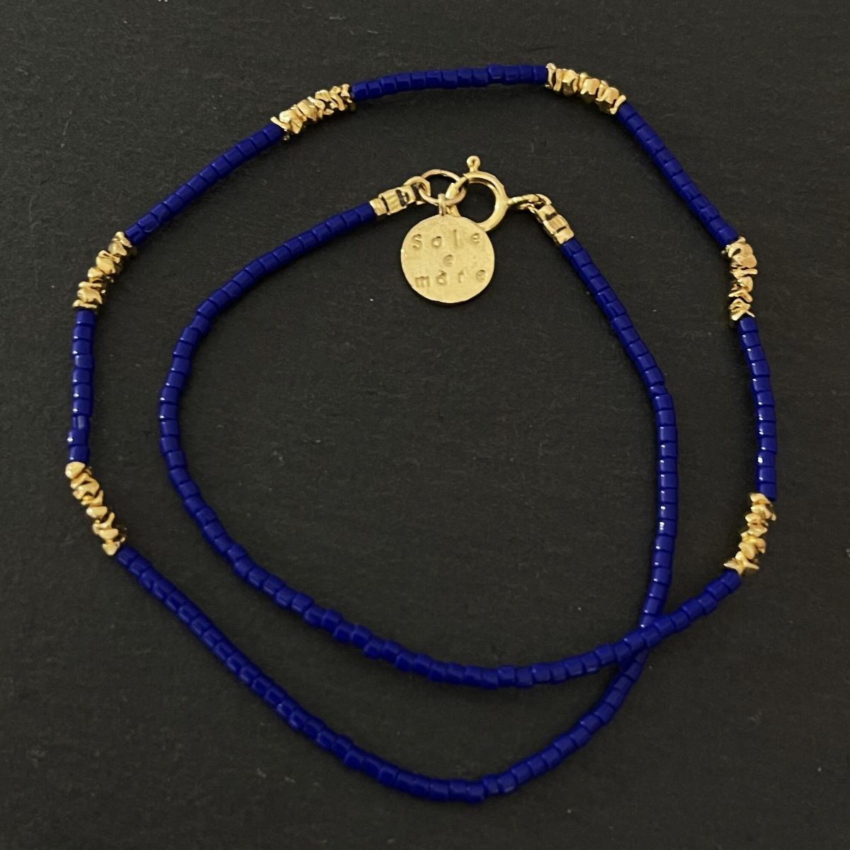 שרשרת זהב וכחול- ברזיל