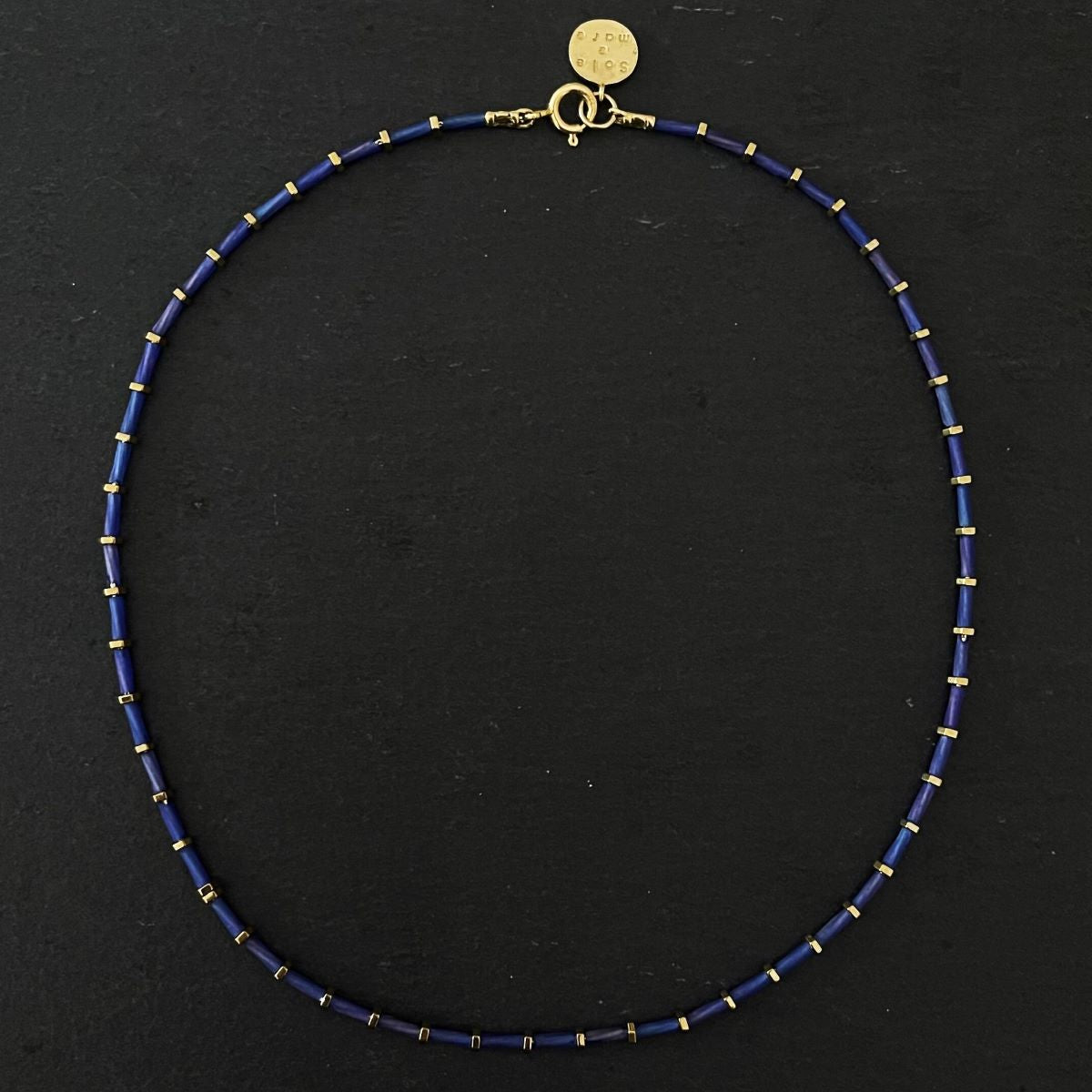 שרשרת זהב וכחול- פאלמה