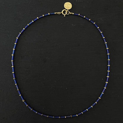 שרשרת זהב וכחול- פאלמה