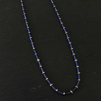 שרשרת זהב וכחול- פאלמה