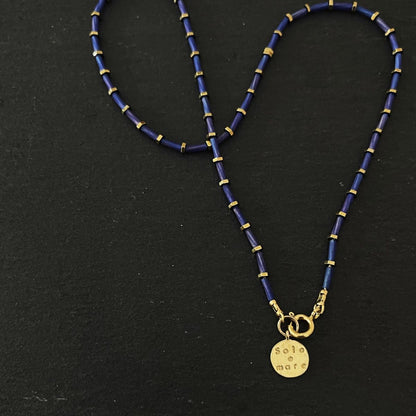 שרשרת זהב וכחול- פאלמה