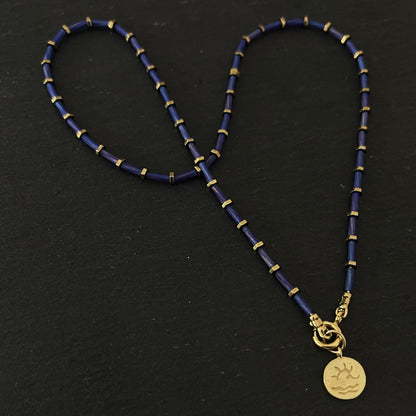 שרשרת זהב וכחול- פאלמה