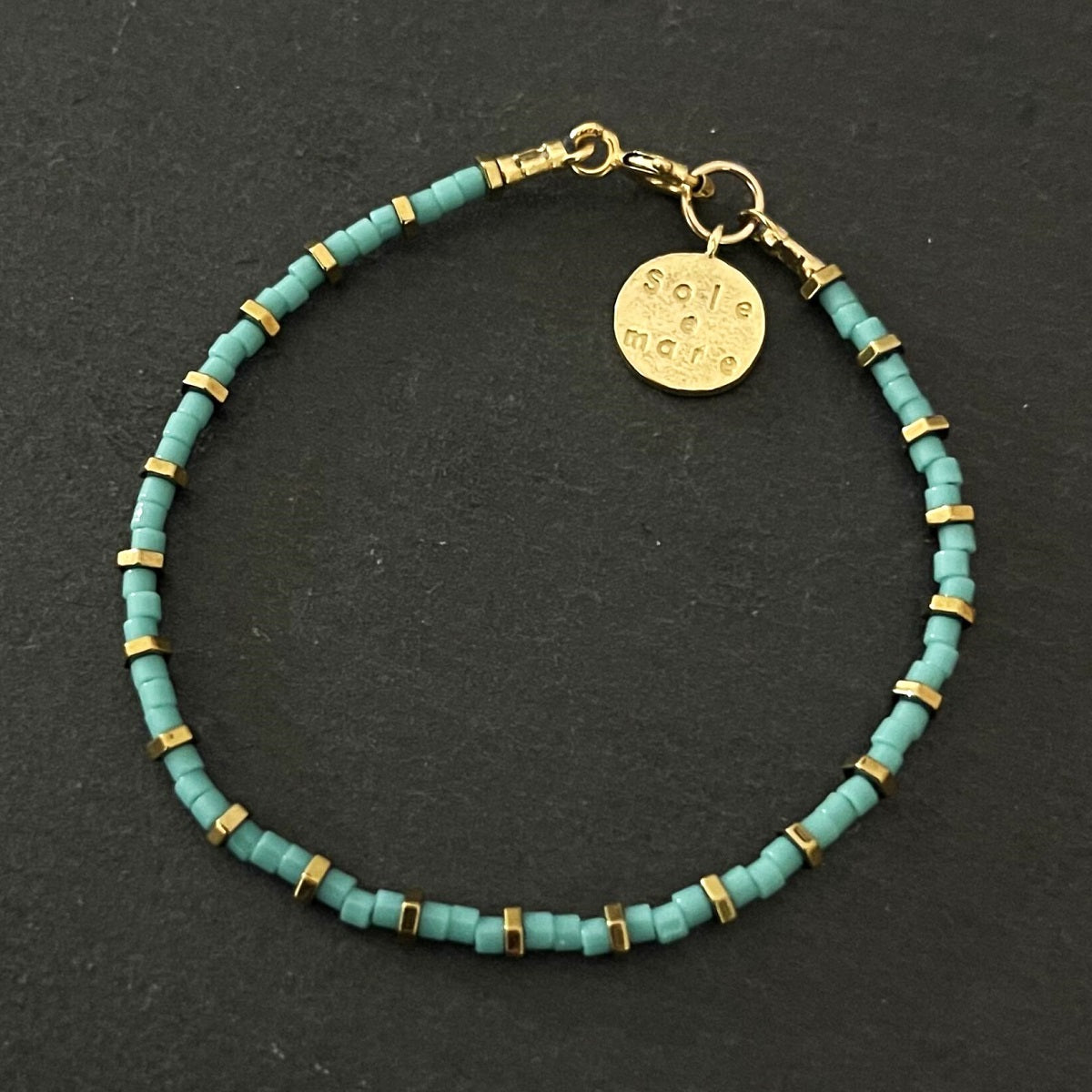 צמיד זהב וטורקיז- ברזיל